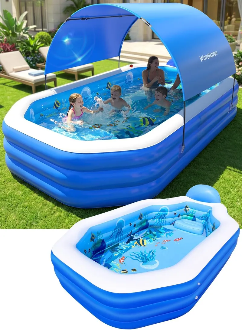 WaveHaven Large Inflatable Pool for Kids